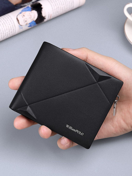 Leather Men's Wallet Cards Black