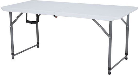 Τραπέζι Catering Πτυσσόμενο 122x60x74 Λευκό Τραπέζι Catering Πτυσσόμενο 122x60x74 Λευκό