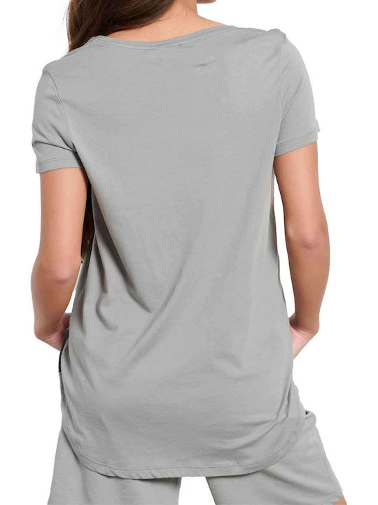 BodyTalk Damen Sportlich T-shirt Gray