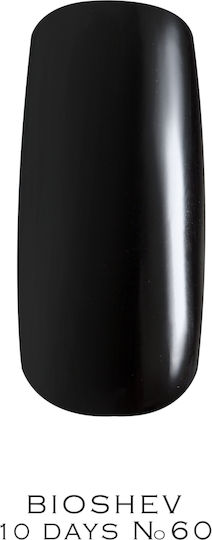 Bioshev Professional 10 Days Color Gel Effect Luciu Oja Lustruirea De Lungă Durată Negru 060 11ml