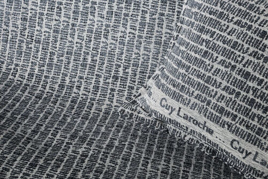 Guy Laroche Parfait Ριχτάρι Πολυθρόνας Δύο 'Οψεων Chenille 150x180εκ. Anthracite