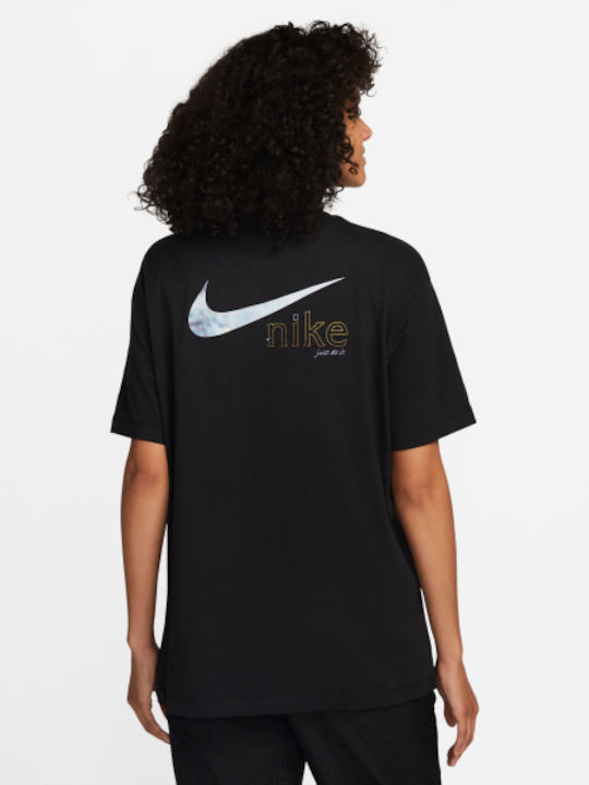 Nike Feminin Sport Tricou Negru