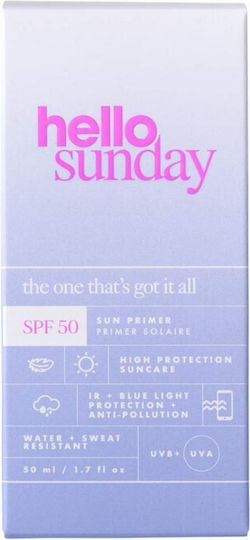 Hello Sunday The One that's Got it All Primer Προσώπου σε Κρεμώδη Μορφή με 50SPF 50ml