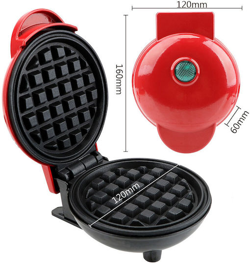 Andowl Мини Гофретник за Кръгли Гофрети 350W