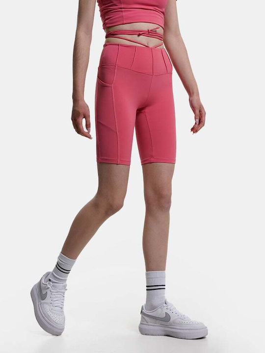 Schulung Frauen Fahrrad Leggings Rosa
