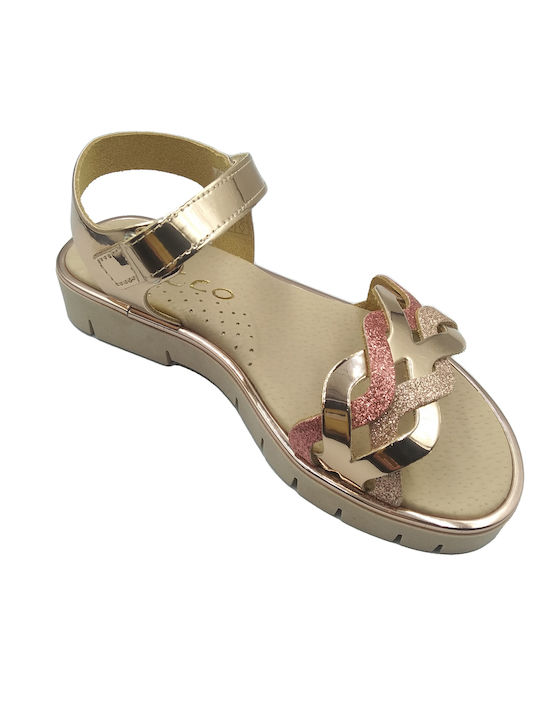 RICCO MONDO A30185S1 ROSE/GOLD anatomical leather