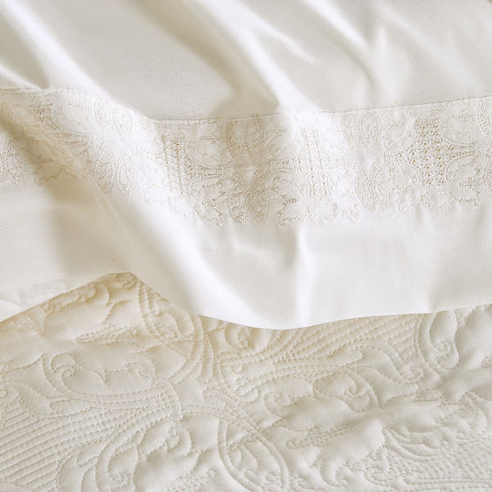 Rythmos Irina Bridal Blanket Set King Size with 2 Pillowcases 235x250 cm