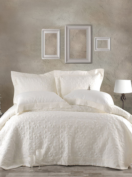 Rythmos Tabitha Νυφικό Σετ 7τμχ Λευκό 235x250cm