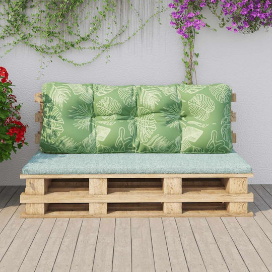 vidaXL Pernă De Canapea Perne Pentru Scaune De Grădină Verde 120x40cm