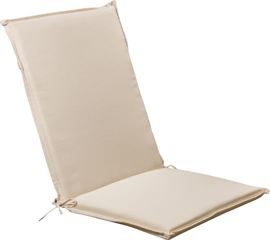 TnS Garden Chair Cushion Cream 43x94cm
