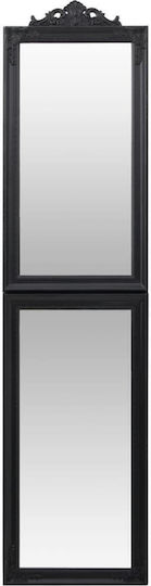 vidaXL Καθρέπτης Δαπέδου 351531 Black 50x6.5x200cm