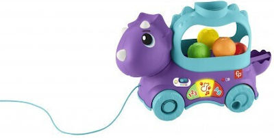 Fisher Price Schiebespielzeug Little Dino mit Licht und Geräuschen für 12++ Monate