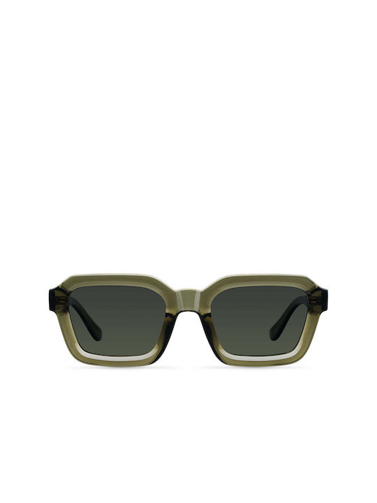 Meller Nayah Sonnenbrillen mit Stone Olive Rahmen und Grün Linse NAY-STONEOLI