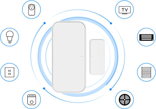 Broadlink Door Sensor Smart Kit Wi-Fi Συμβατό με Google Home, Alexa & IFTTT