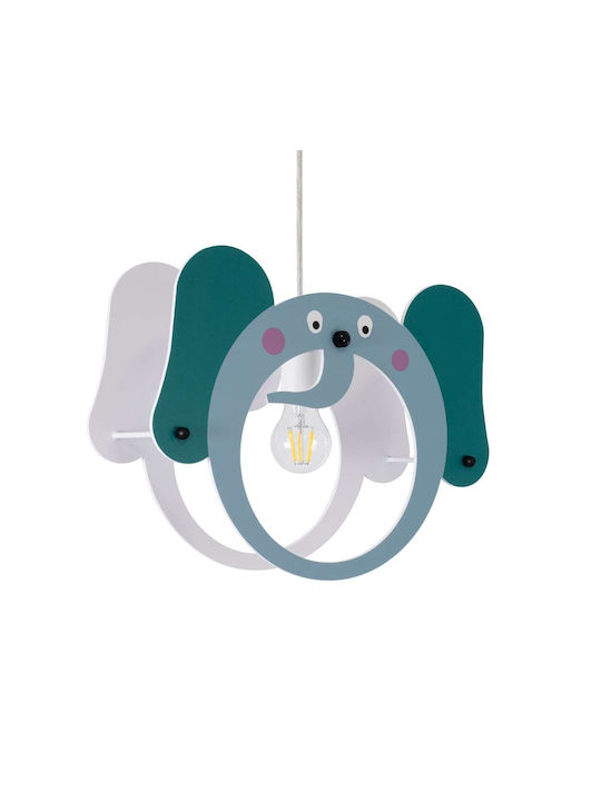 GloboStar Elephant Einfaches Licht Kinderdeckenleuchte Deckenleuchte mit Fassung E27