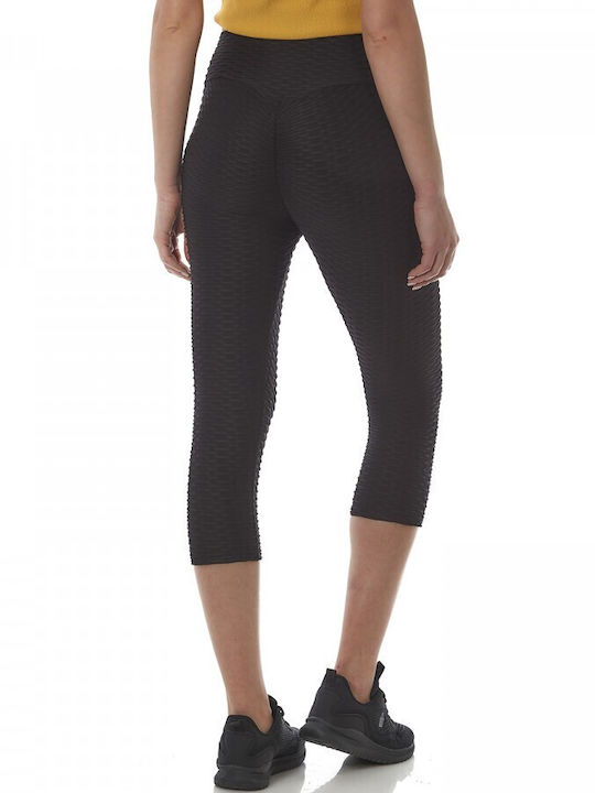 Admiral Ausbildung Frauen Capri Leggings Hochgeschnitten Schwarz