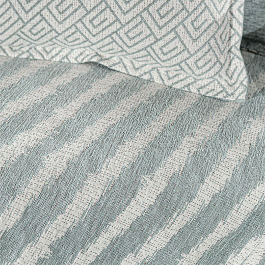 Guy Laroche Norton Ριχτάρι Πολυθρόνας Δύο 'Οψεων Chenille 180x150εκ. Ocean