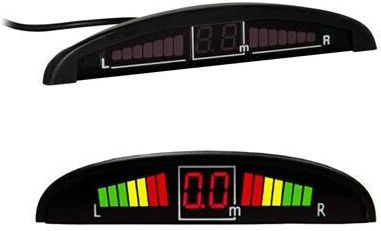 GRC Tech Car Parking System with Screen and 4 Sensors in Black Color