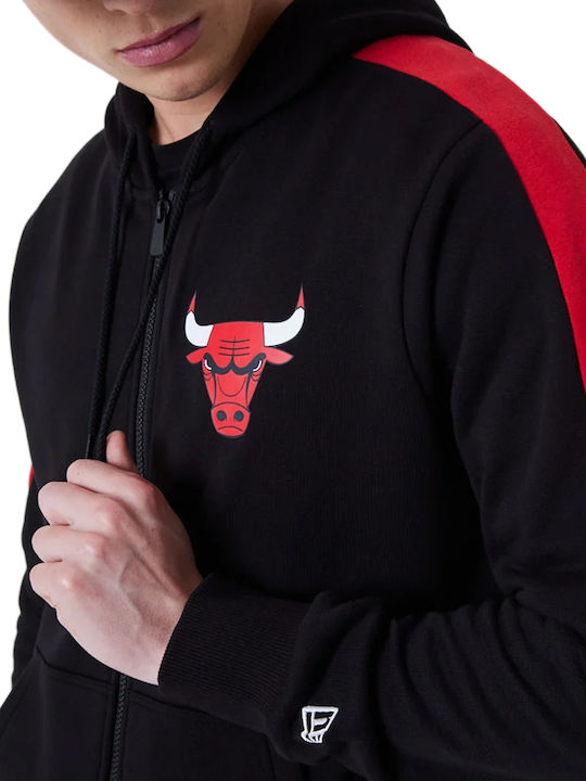 Chicago Bulls Φούτερ με Κουκούλα Μαύρο
