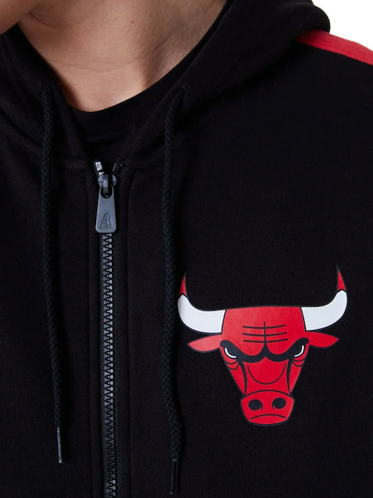 Chicago Bulls Φούτερ με Κουκούλα Μαύρο