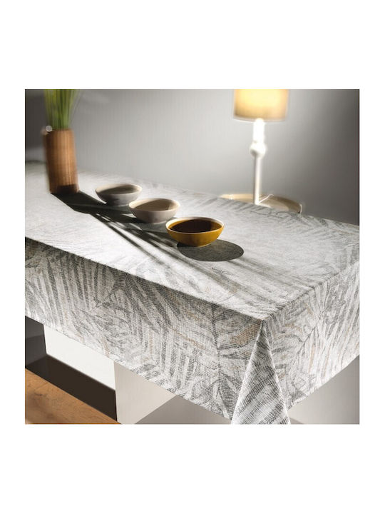 Saint Clair 1023 Polyester Stain Resistant Tablecloth Gray 140x250cm