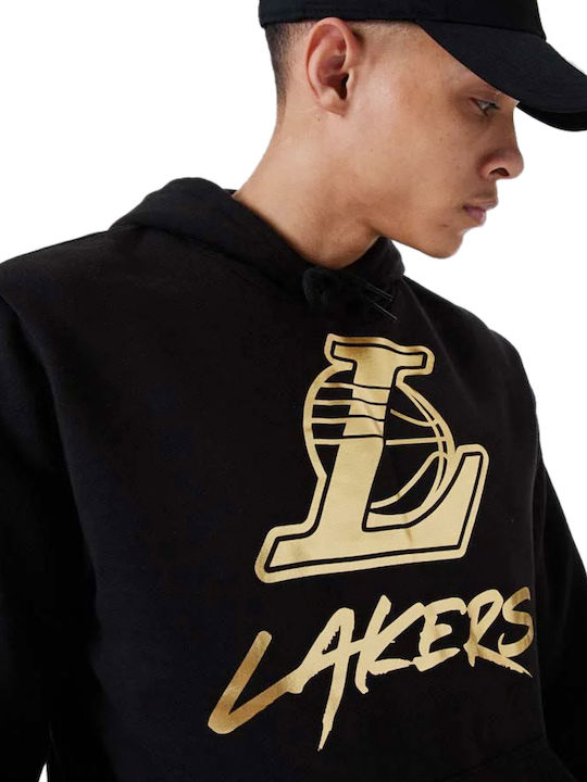 Lakers NBA Sweatshirt mit Kapuze Schwarz