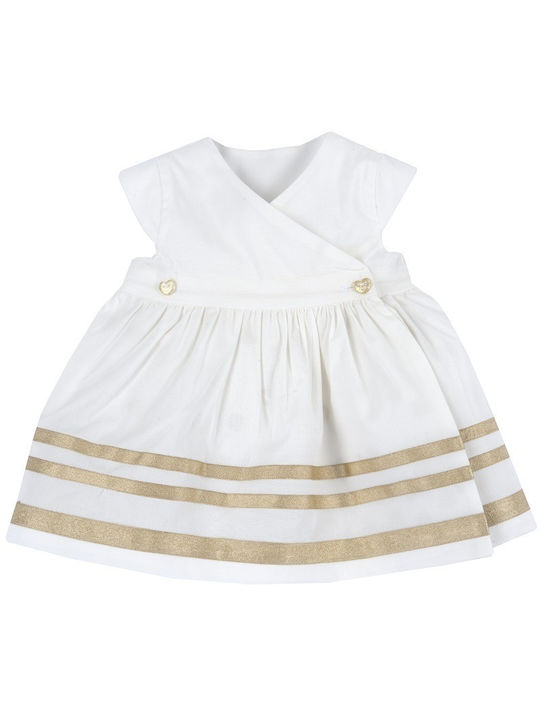 Chicco Kids Dress Short Sleeve White