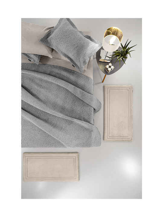 Guy Laroche Softy Modern Bedroom Rugs Set Sand 1176086122008 2pcs