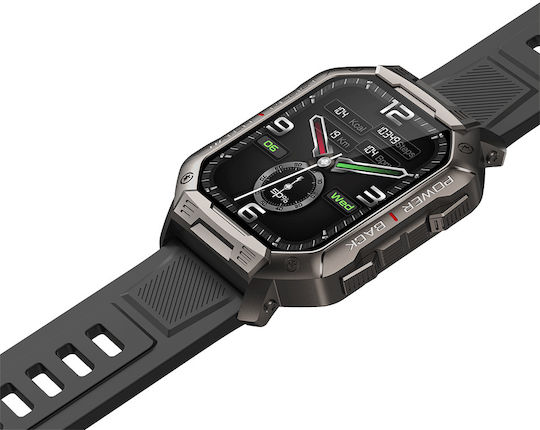 DAS.4 SG35 Smartwatch with Heart Rate Monitor (Black)