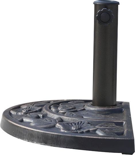 Outsunny Umbrella Stand made of Plastic in Bronze Color 50x31x32cm