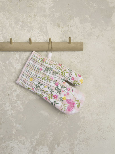 Nima April Cuptor Mitt Tesatura Roz 32182 1buc