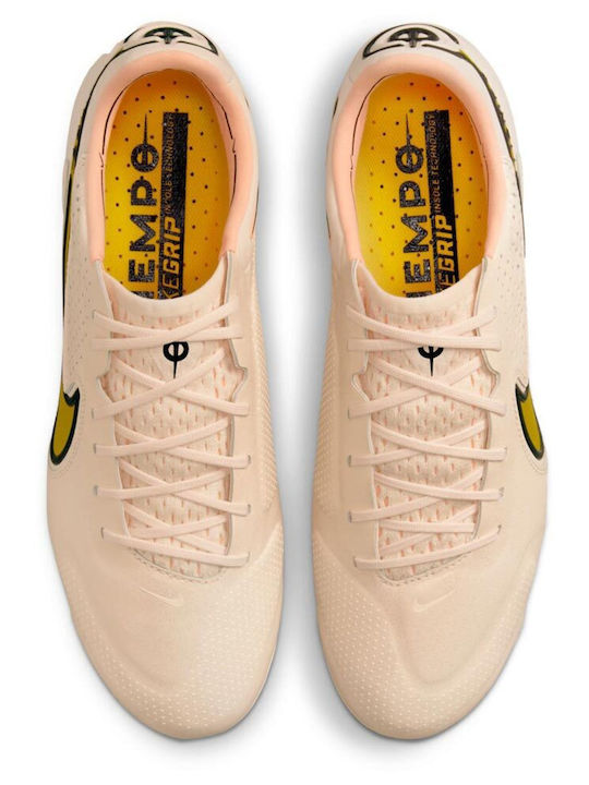 Nike Tiempo Legend 9 Elite Football Shoes with Cleats Beige