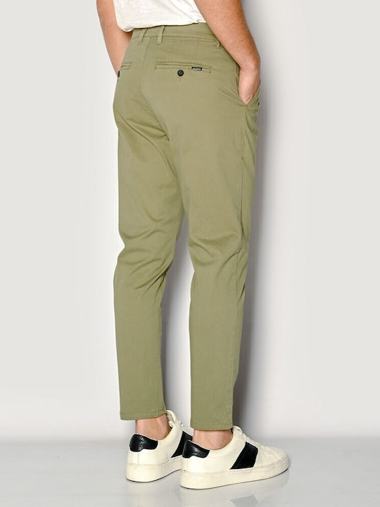 Brokers Jeans Men's Trousers Chino Elastic Khaki