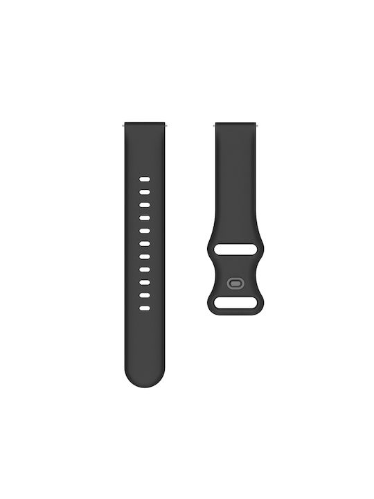 Λουράκι Μαύρο (Garmin Venu / Samsung Galaxy Watch Active 2)