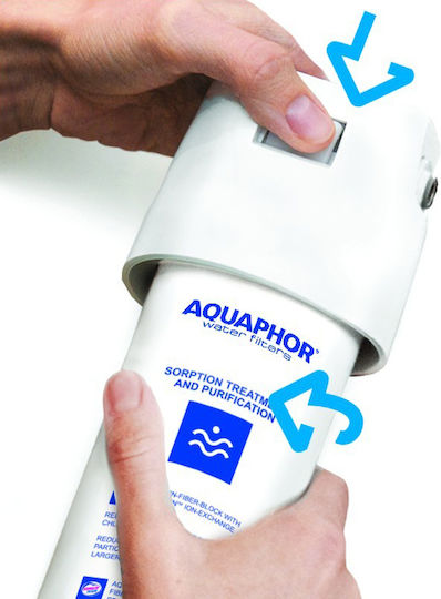 Aquaphor Crystal H Устройство за филтриране на вода Под мивката / Централно снабдяване Троен с чешма с резервен филтър 312006