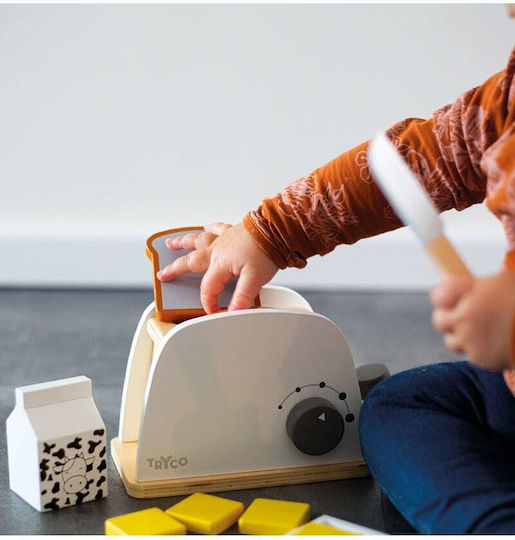 Tryco Children's Household Appliance Toaster made of Wood