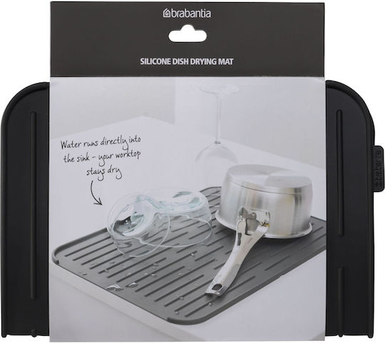 Brabantia Silikon Trocknungsfläche Schwarz 44x33cm Brabantia Silikon Trocknungsfläche Schwarz 44x33cm