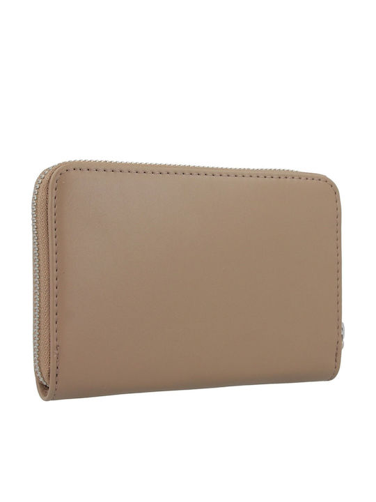 Groß Damen Geldbörse Klassisch Beige