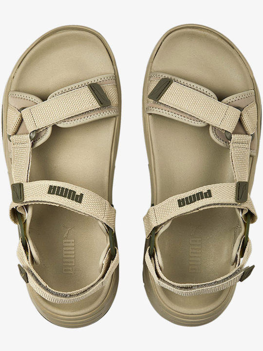 Herrensandalen in Grün Farbe