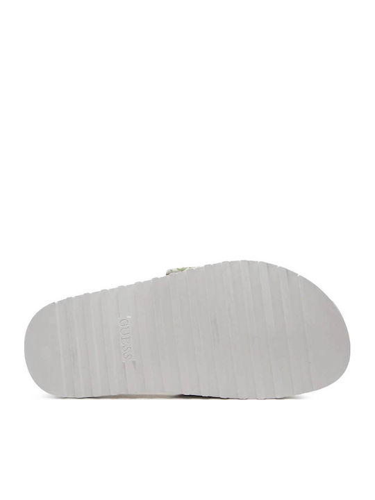 Flache Sandalen für Damen in Weiß Farbe