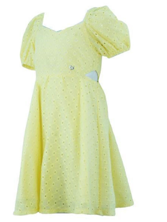 Rochie pentru copii Mamma Natura 3595 Yellow Girl