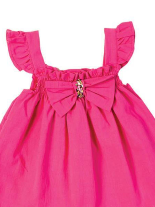 Children's Dress Mamma Natura 3617 Fuchsia Girl