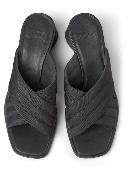 Kiara Fabric Sandals Black