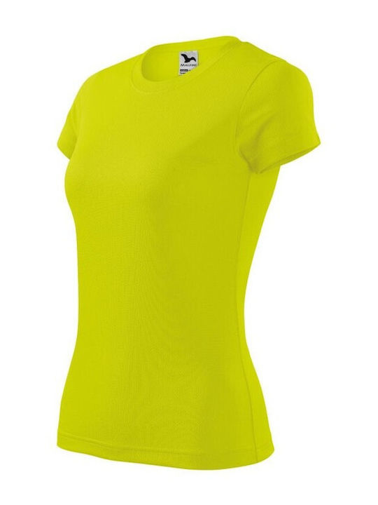 Malfini Women's Short Sleeve Promotional T-Shirt Yellow