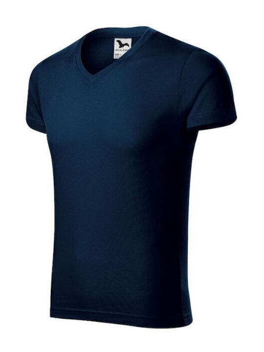 Malfini Ανδρικό Διαφημιστικό T-shirt Κοντομάνικο σε Χρώμα