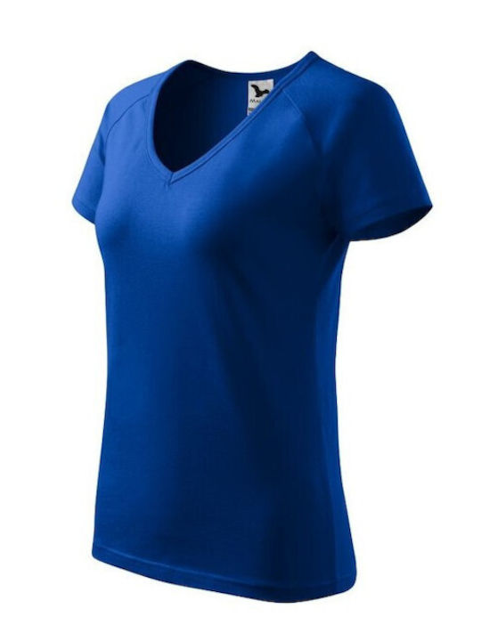 Malfini Women's Short Sleeve Promotional T-Shirt Blue 128-05