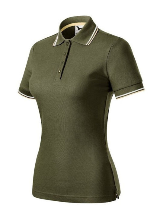 Malfini Women's Short Sleeve Promotional Blouse Green