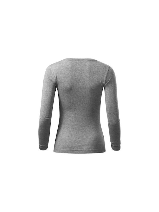 Malfini Women's Long Sleeve Promotional Blouse Gray