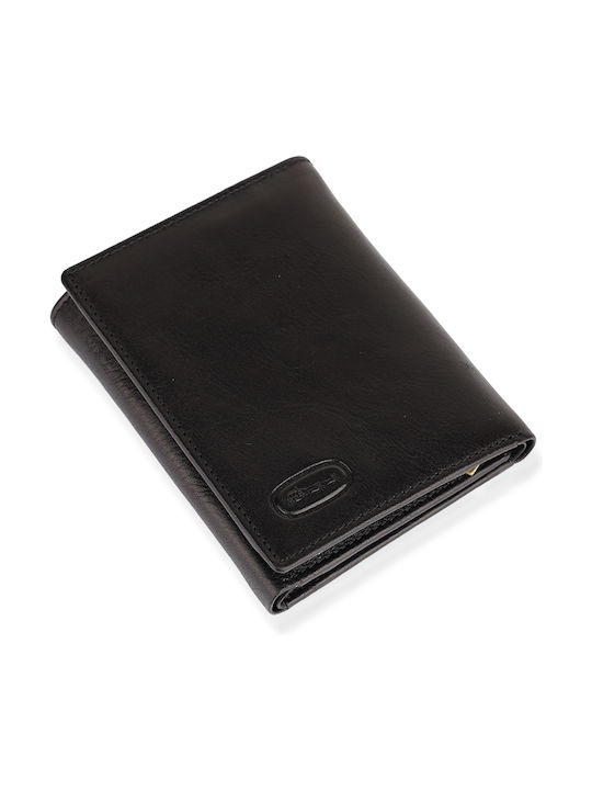 Leather Men's Wallet Classic Black