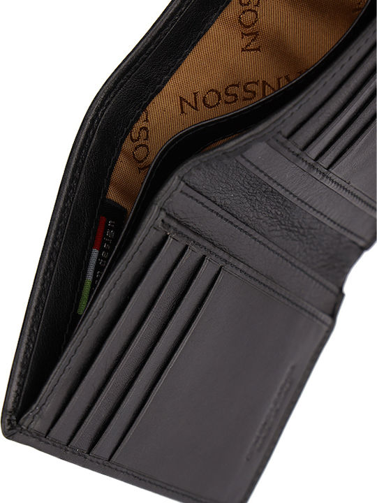 Leather Men's Wallet Classic Black
